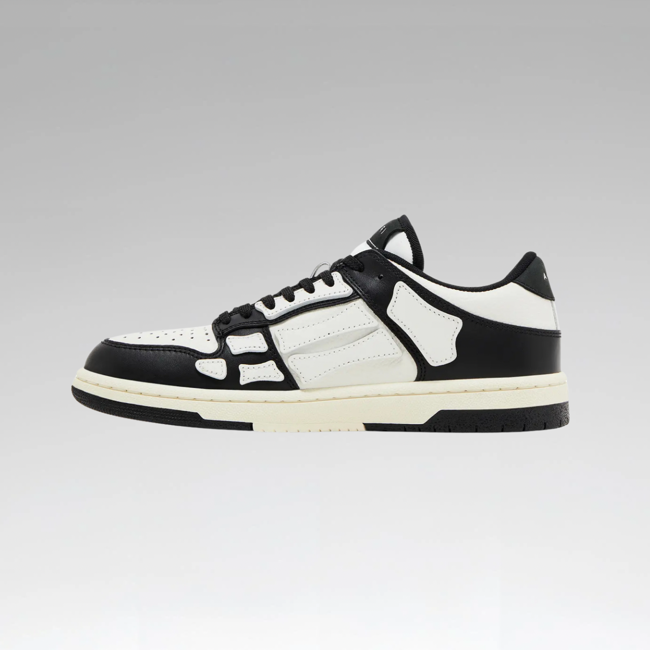 Amiri Skel Top Low 'Black White' - SoloraHQ