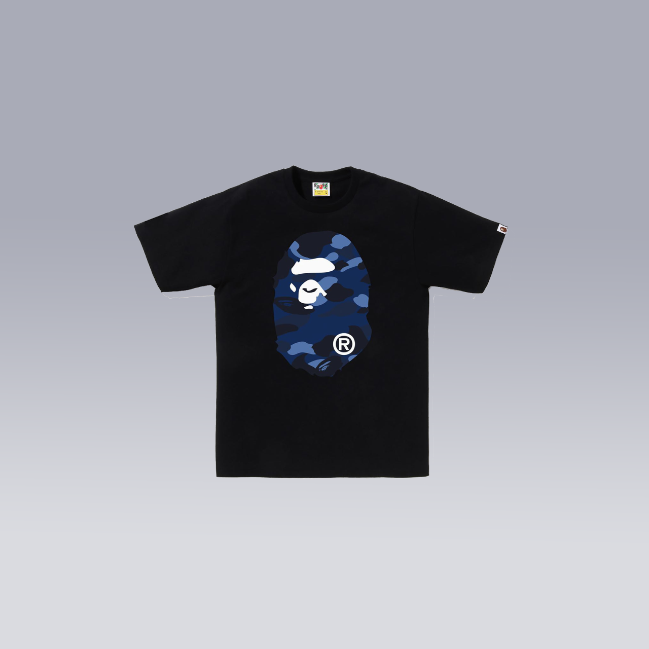Black/Blue BAPE T-SHIRT - SoloraHQ