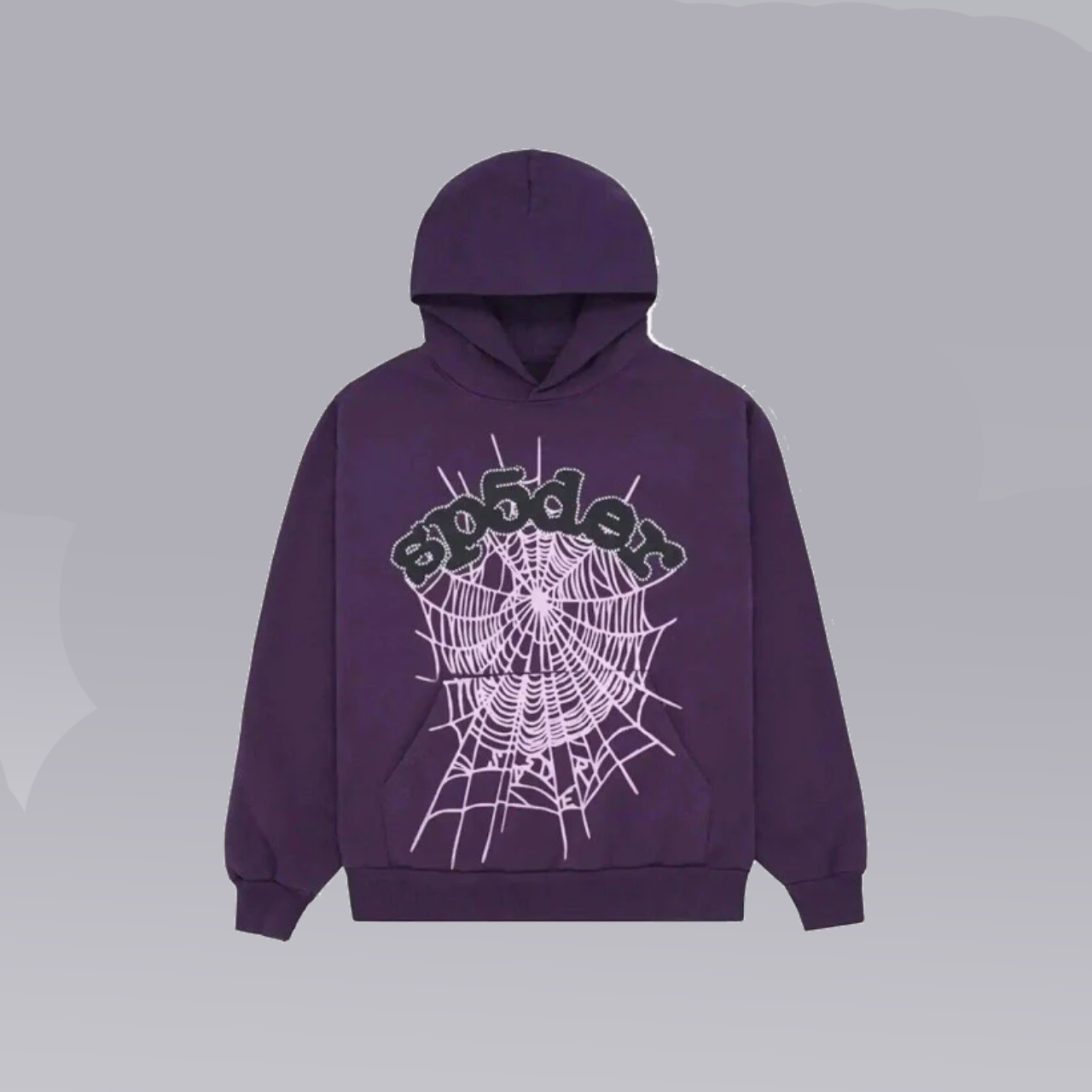 Purple Sp5DER HOODIE - SoloraHQ