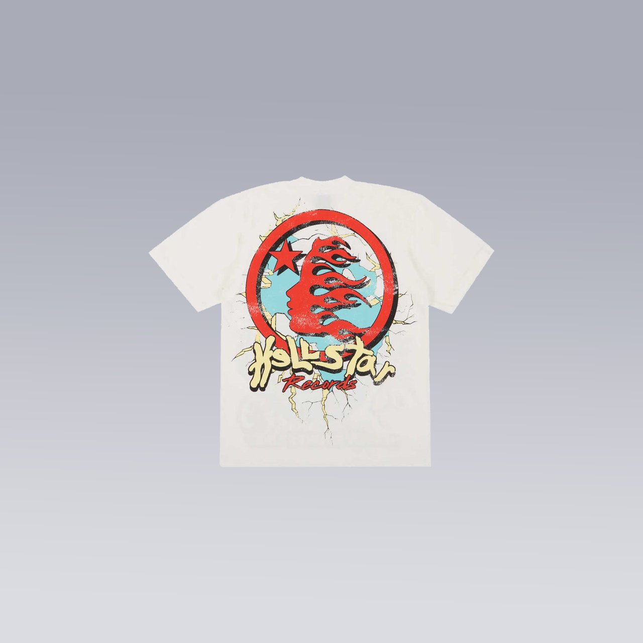 White HELLSTAR HEAVEN ON EARTH T-SHIRT - SoloraHQ