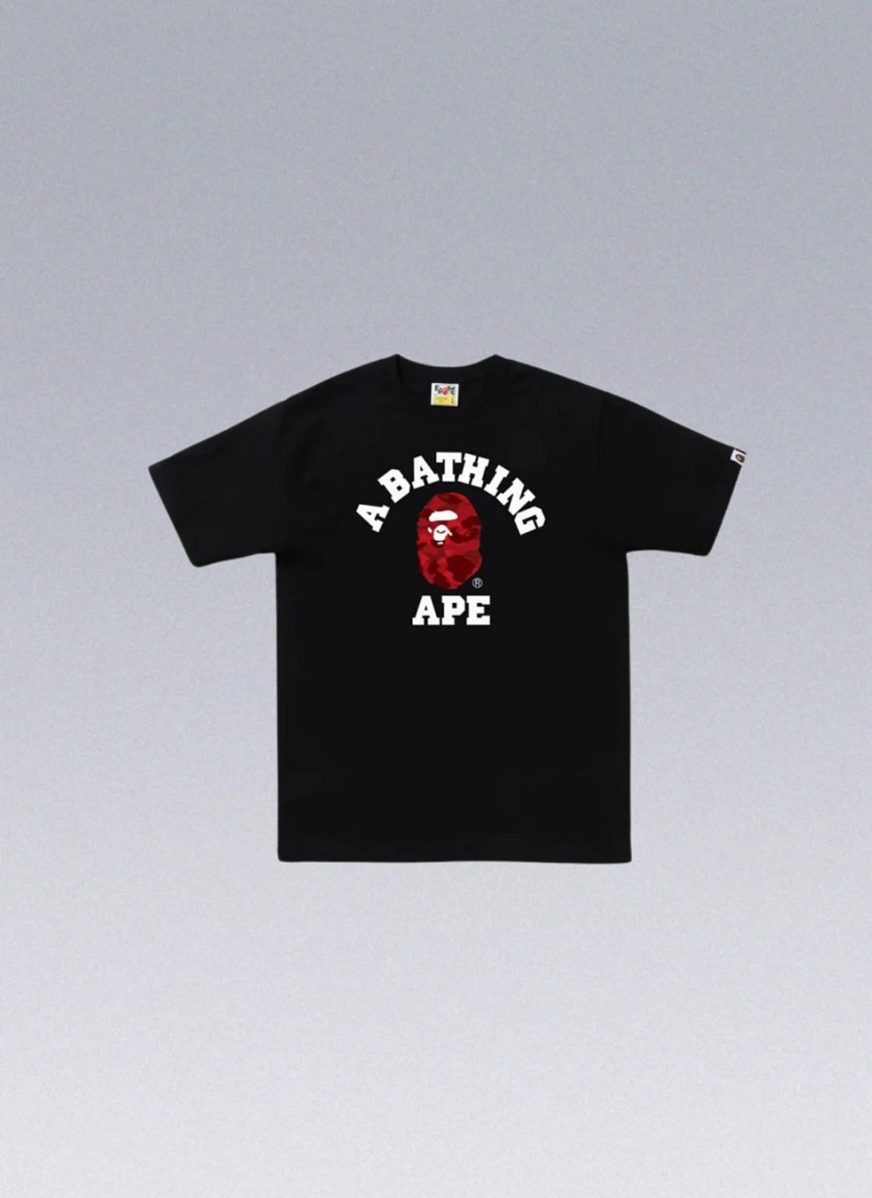 Black/Red BAPE T-SHIRT - SoloraHQ