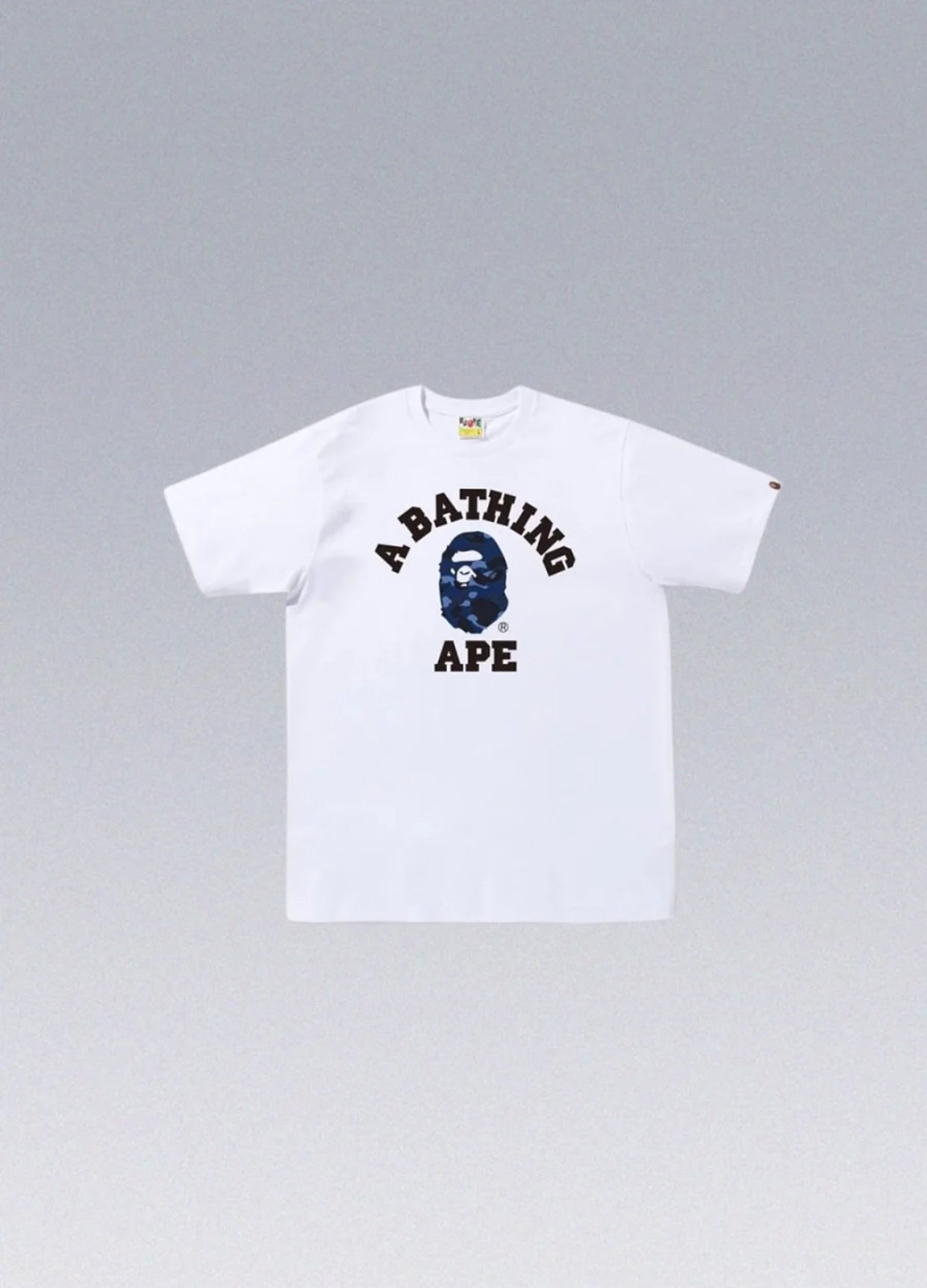 White/Blue BAPE T-SHIRT - SoloraHQ