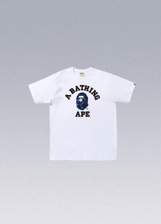 White/Blue BAPE T-SHIRT - SoloraHQ