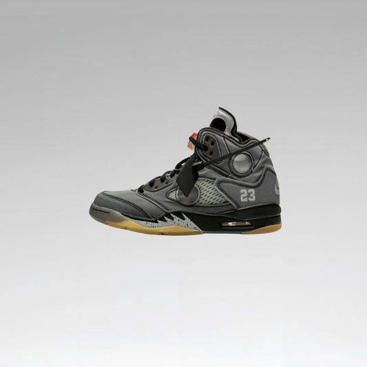 Off-White x Air Jordan 5 Retro SP 'Muslin' - SoloraHQ
