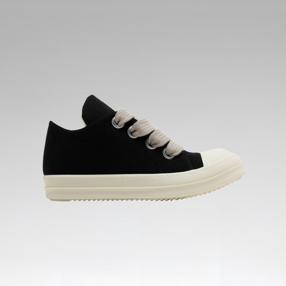 Rick Owens DRKSHDW Hollywood Jumbo Lace Puffer Low 'Black Milk' - SoloraHQ