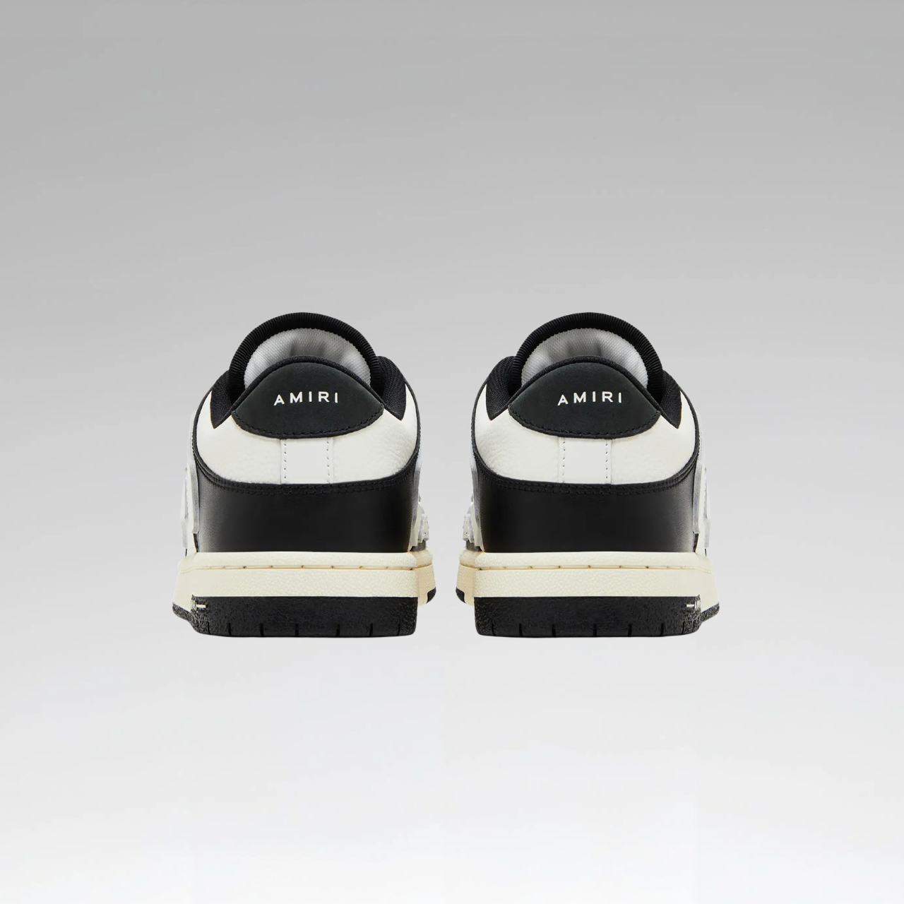 Amiri Skel Top Low 'Black White' - SoloraHQ