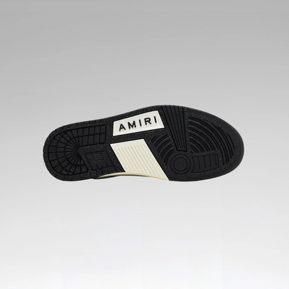 Amiri Skel Top Low 'Black White' - SoloraHQ
