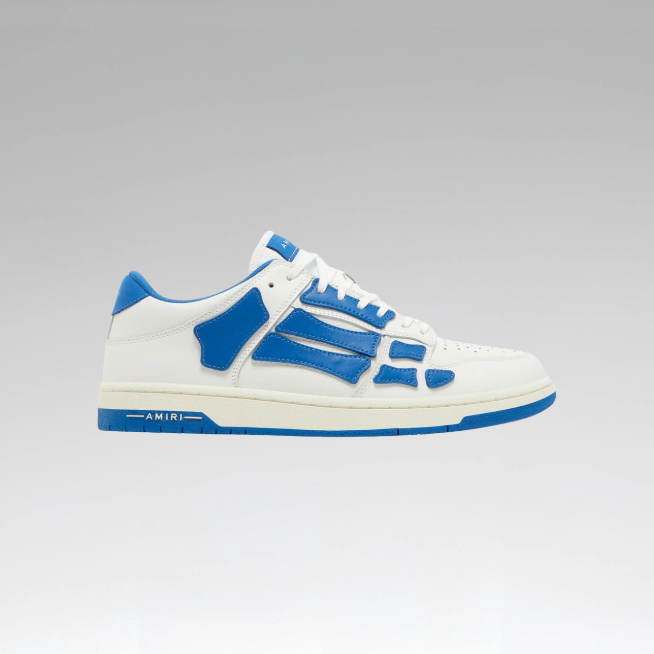 Amiri Skel Top Low 'White Blue' - SoloraHQ