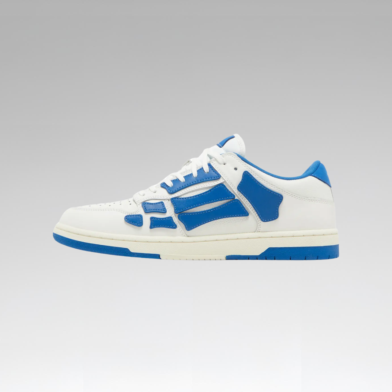 Amiri Skel Top Low 'White Blue' - SoloraHQ