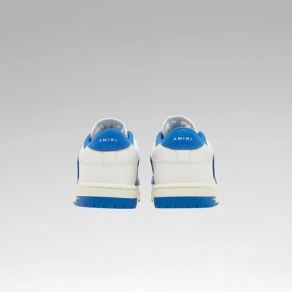 Amiri Skel Top Low 'White Blue' - SoloraHQ