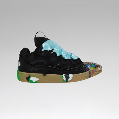 Gallery Dept. x Lanvin Curb Sneakers 'Paint Drip - Black