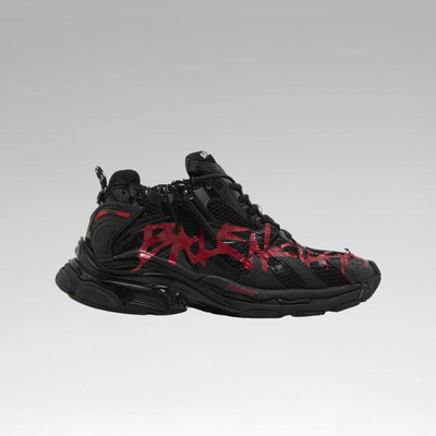 Balenciaga Runner Sneaker 'Graffiti - Black Red'