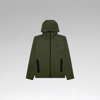 (Copy) Nike Sportswear Tech Fleece Windrunner Full Zip Hoodie 'Medium Olive/Black'