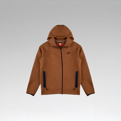 Nike Sportswear Tech Fleece Windrunner Full Zip Hoodie 'Light British Tan/Black'