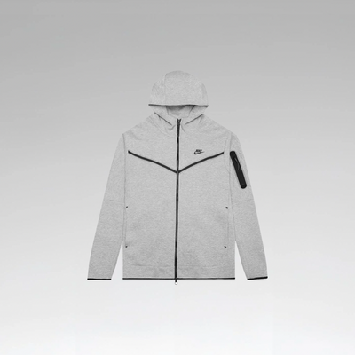 (Copy) (Copy) Nike Sportswear Kids Tech Fleece Full Zip Hoodie 'Heather Grey'