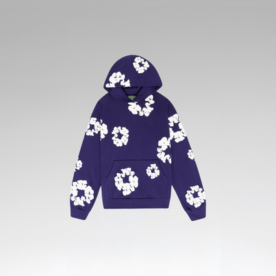 Denim Tears The Wreath Zip Hoodie 'Purple'