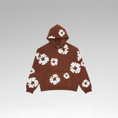 Denim Tears Mono Cotton Wreath Hoodie 'Brown'