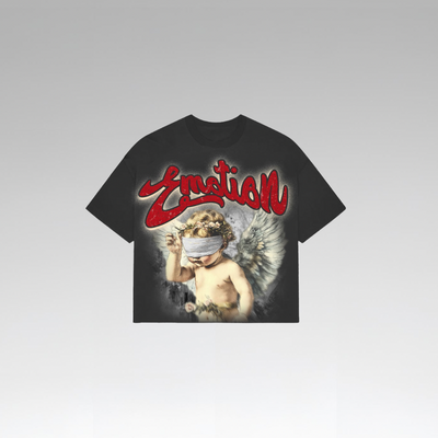 Grey “Rhinestone” Cropped Tee