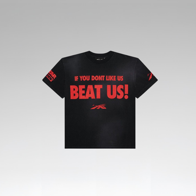 Hellstar Beat Us! T-Shirt 'Black/Red'