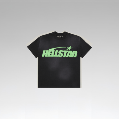Hellstar Classic T-Shirt (Regular Print) 'Black/Green'