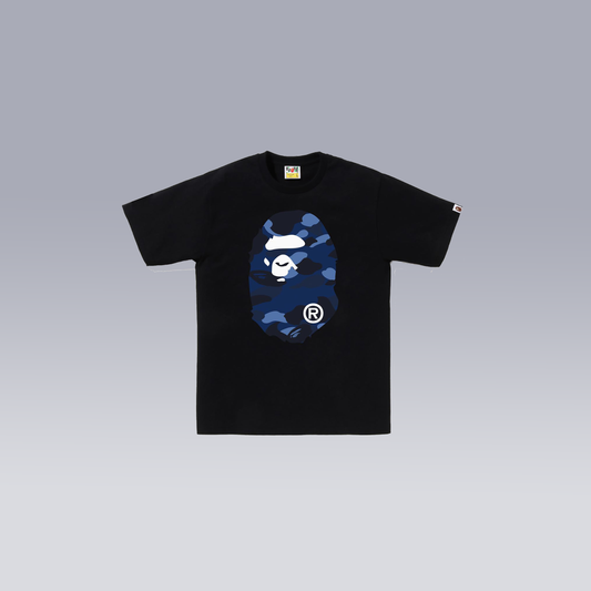 Black/Blue BAPE T-SHIRT - SoloraHQ
