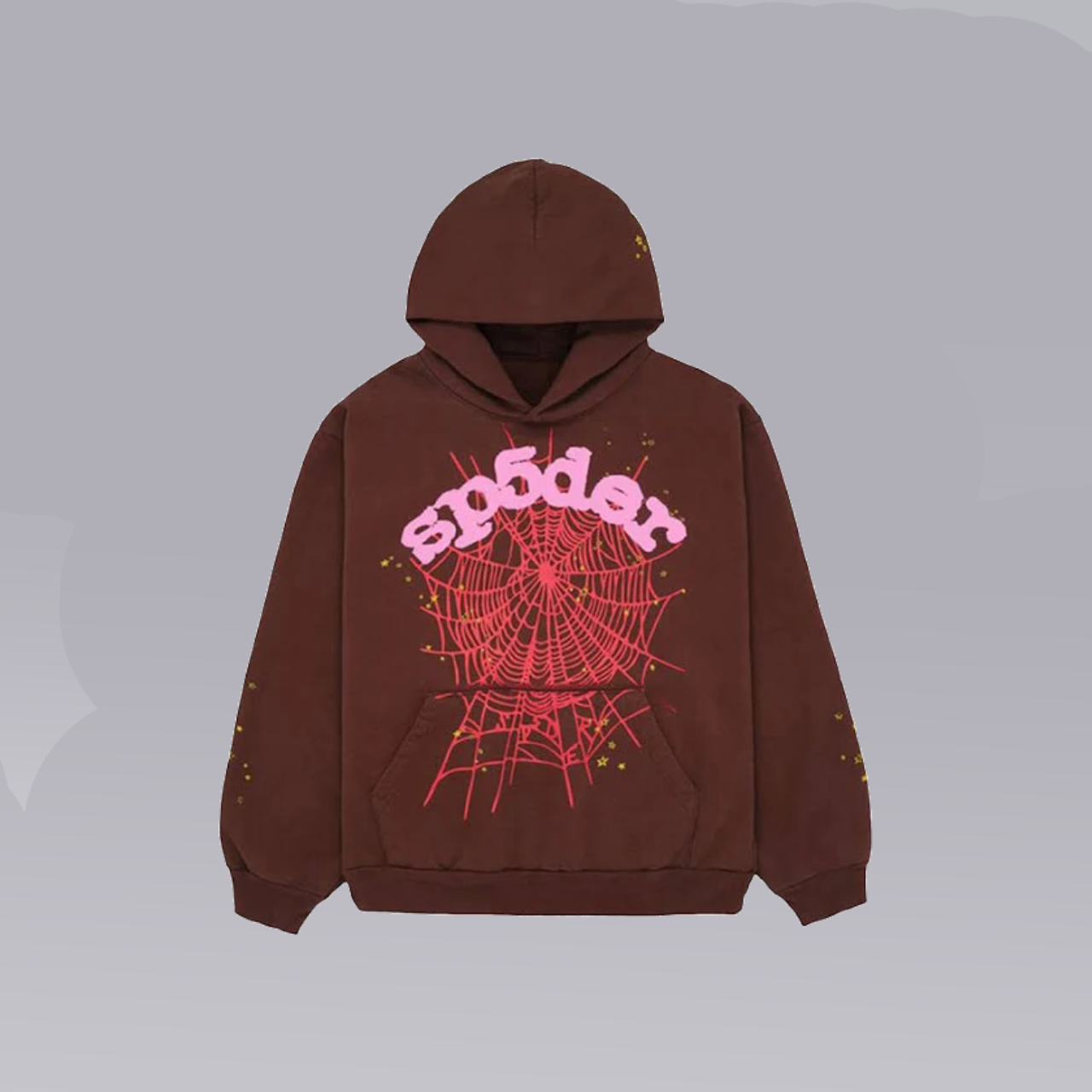 Brown/Red Sp5DER HOODIE - SoloraHQ