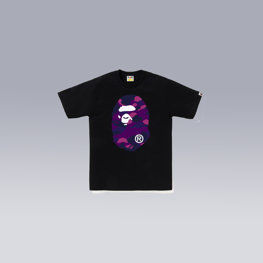 Black/Purple BAPE T-SHIRT - SoloraHQ