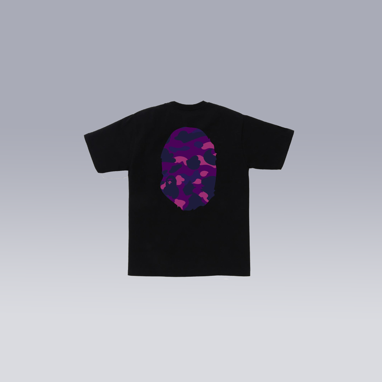 Black/Purple BAPE T-SHIRT - SoloraHQ