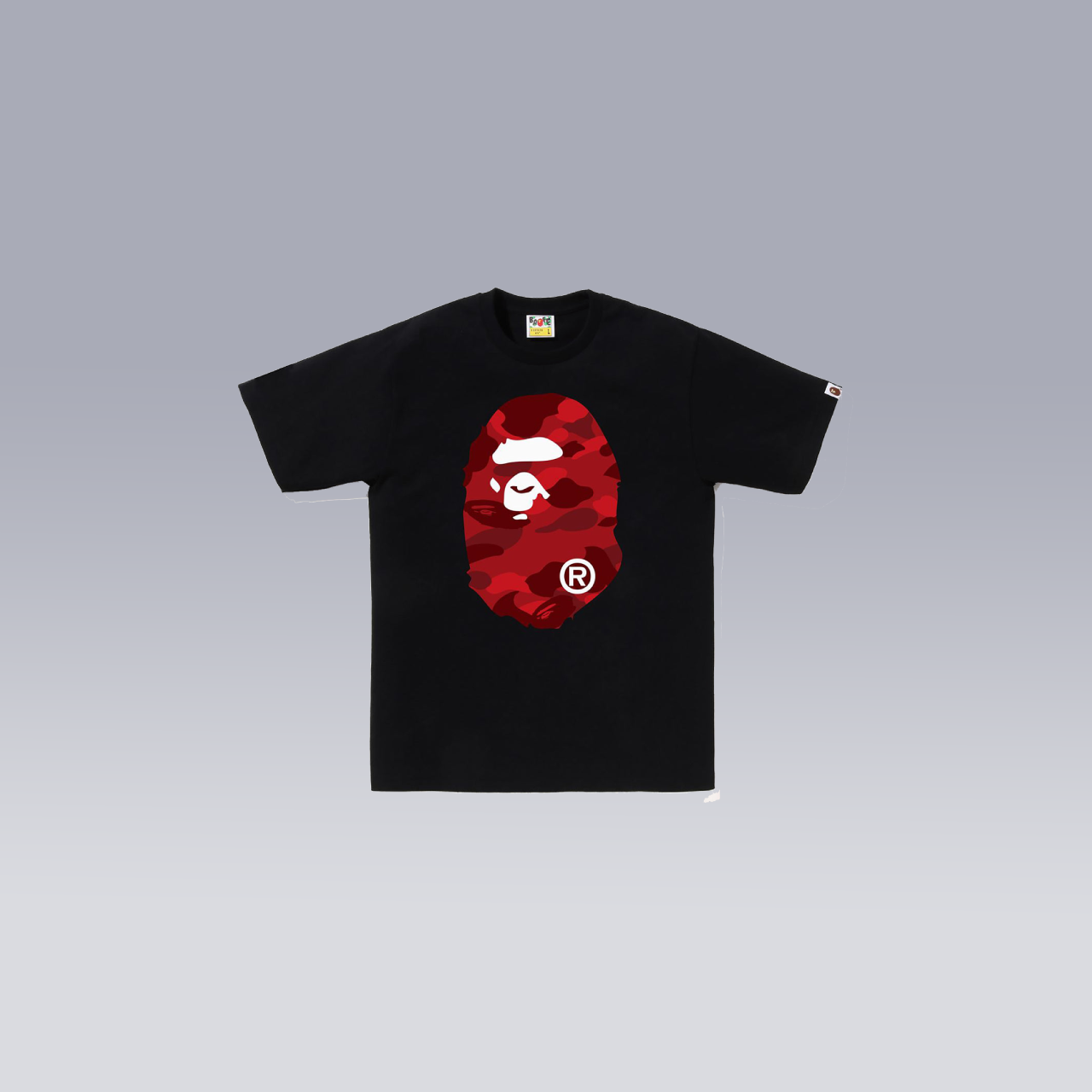 Black/Red BAPE T-SHIRT - SoloraHQ