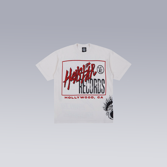 White/Red HELLSTAR RECORDS T-SHIRT - SoloraHQ